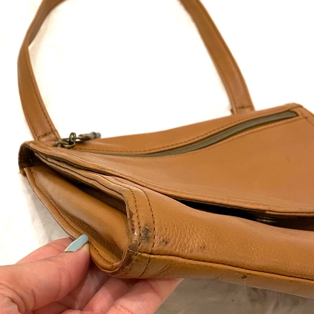 Fossil Brown Leather Crossbody Bag/Purse - Picture 11 of 15